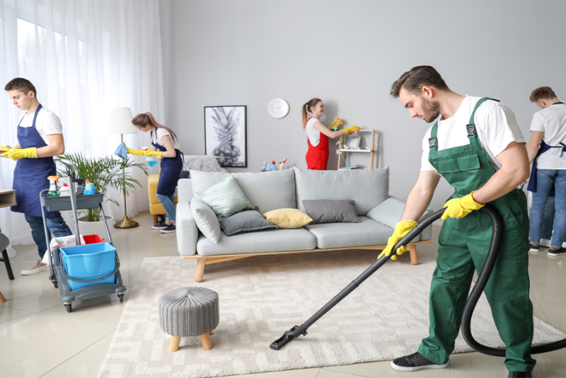 Living Room Cleaning